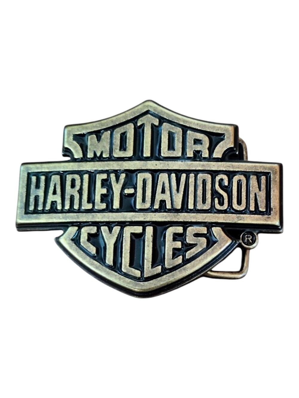 Harley-Davidson 2008 Belt Buckle Textured Metal Gold 99593-08VM